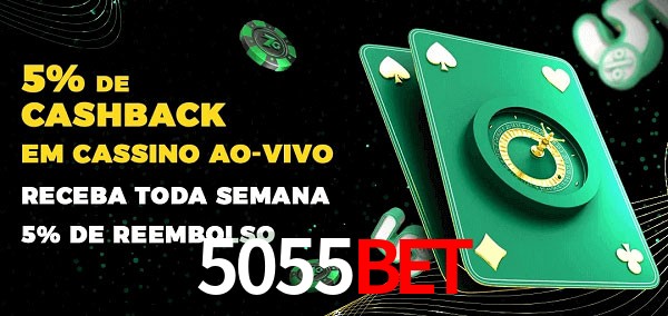 Promoções do cassino ao Vivo 5055Bet